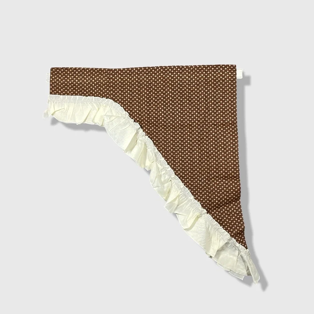 Unbranded Swag 2pc LotValance Home OS Brown‎ Floral Cottagecore Farmhouse